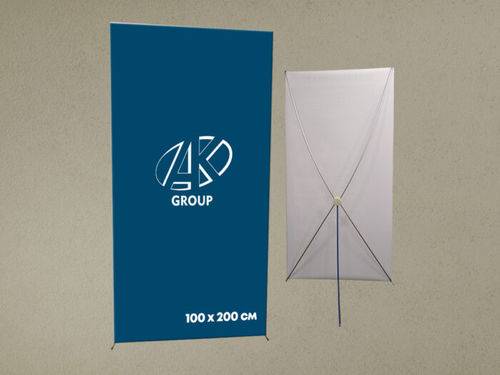 x_banner_100_200 Стенд Х-Банер Professional 100×200 см - Зображення 1